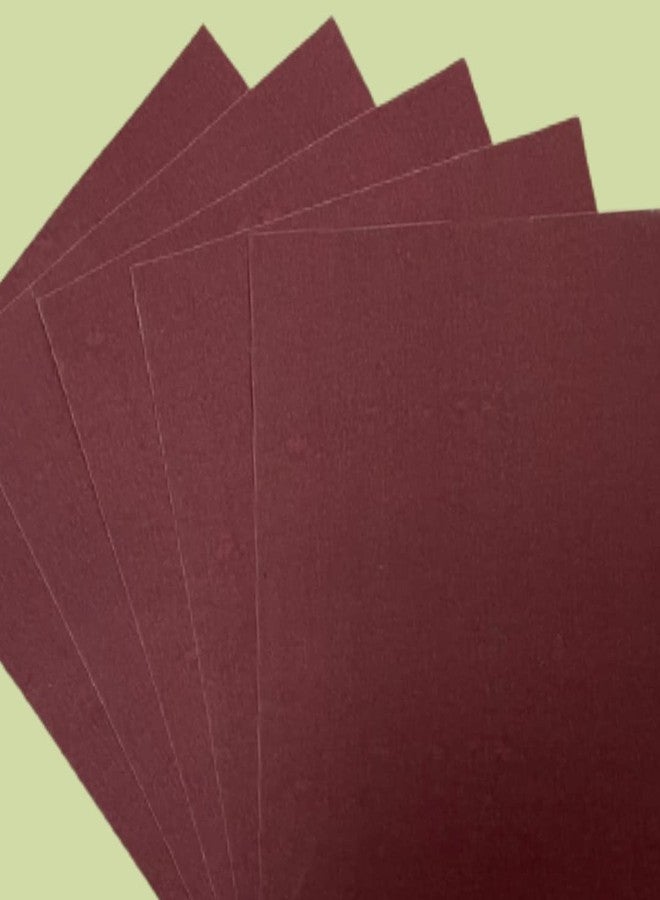 Color Zebra SAND PAPER/EMERY PAPER/SANDING PAPER Grit - 220 .Pack of 05 Sheets of Aluminum Oxide Sanding Paper. For Dry Sanding of Wood and Metal. - Image 1