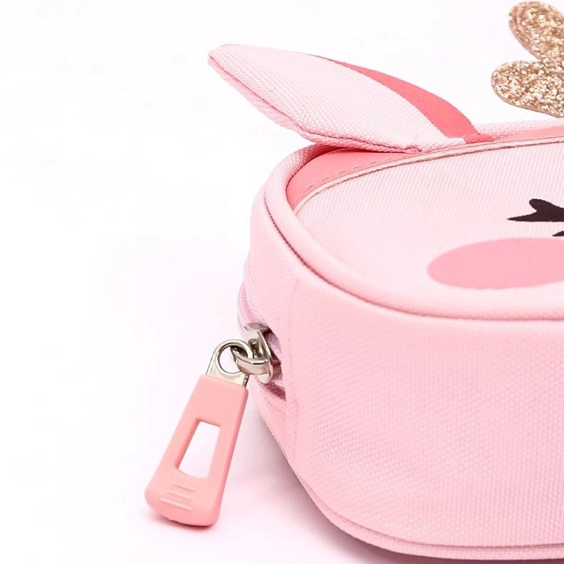 Girls Pencil Case Deer Design 6-12 Years, School Supplies for Girls Large Capacity Waterproof Lightweight Stationery Bag - Image 3