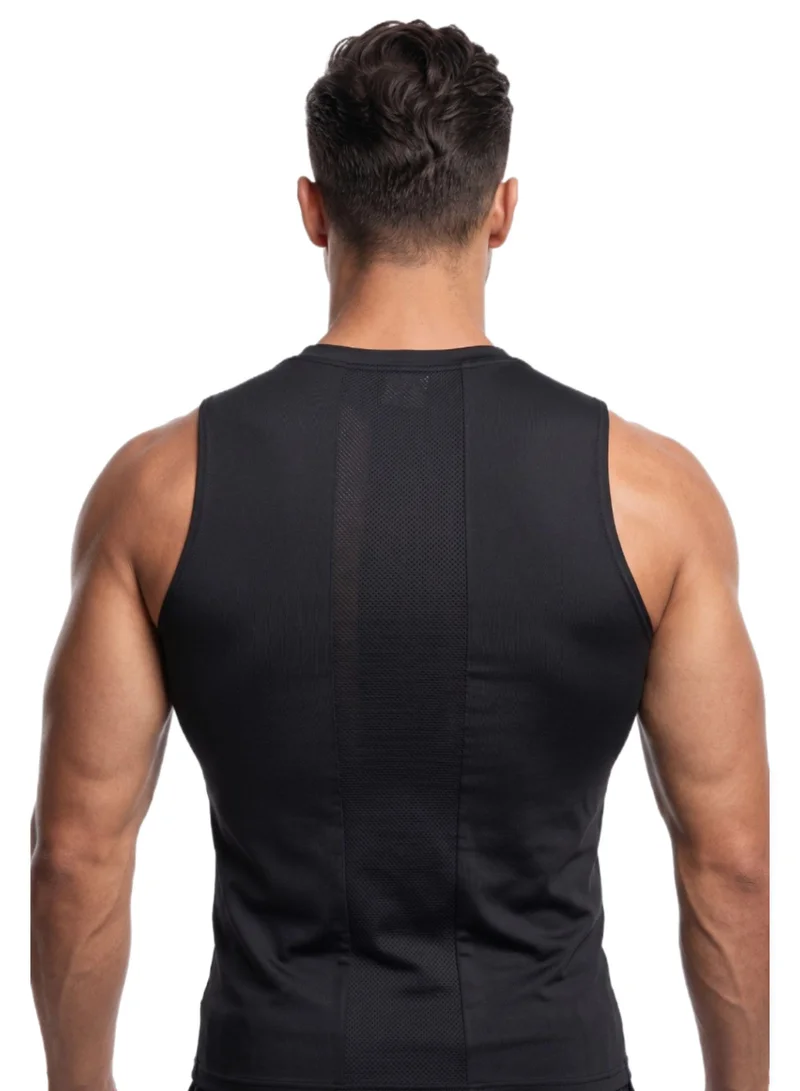 Thugfit  THUGFIT LiftRift Sleeveless Men's Slim Fit Tank Top - Black for Men | Best Price UAE