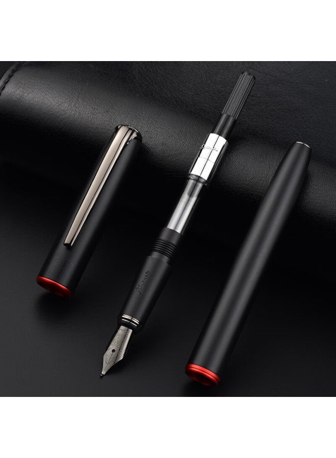 Pimio Art Calligraphy Fountain Pen With Bent Nib For Men And Women, Adult And Student Use, Fine Point 1.0mm, Malaga Series 916 Dawn Red - Image 4