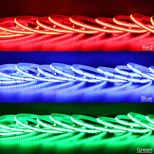 SuperlightingLED 24VDC Color Changing RGBCCT Dotless COB LED Strip Lights, High Density RGBCW 4200 LEDs Warm White to Daylight RGBWW Dimmable LED Light Strips(Non-Waterproof IP20), FCOB-24V-RGBCCT - Image 5