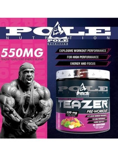 POLE NUTRITION Pole Nutrition Teazer Explosive Pre-Workout Black Cherry Food Supplement (30 Servings)  - Image 5