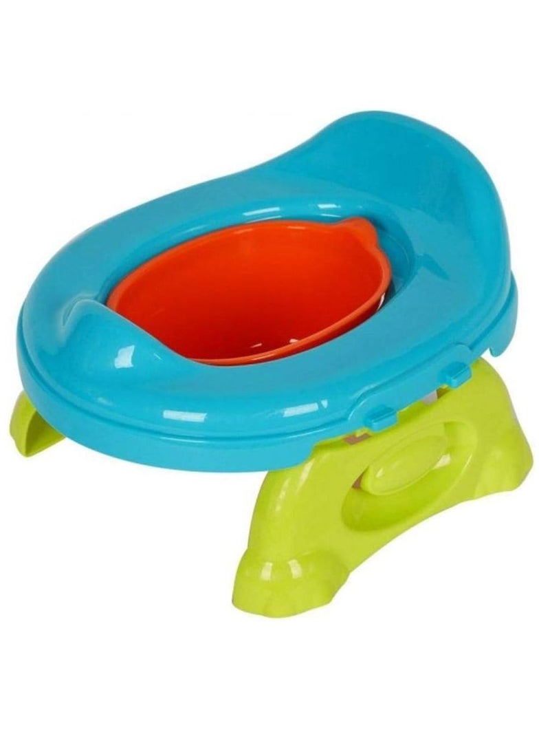 Generic - High-quality baby potty with a chair base (multi colour) - Image 1