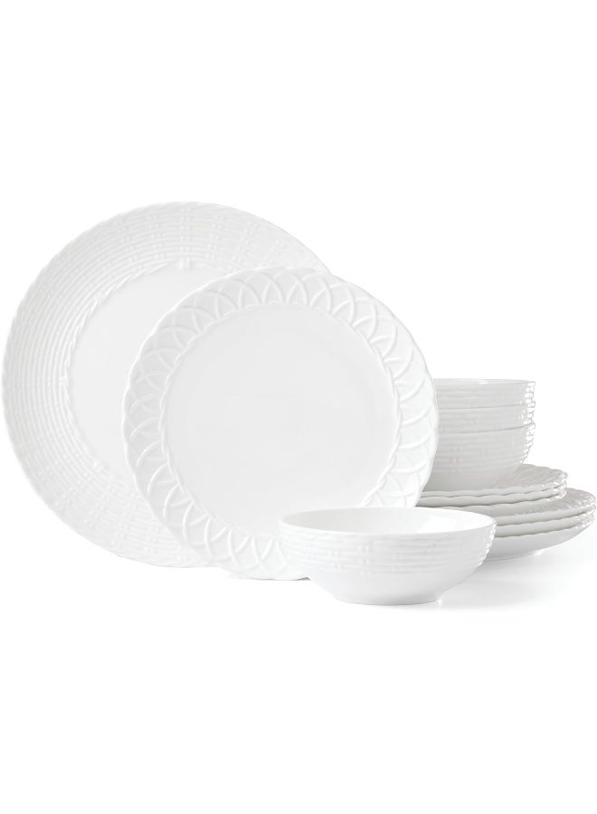 Lenox Wicker Creek 12-Piece Dinnerware Set - Image 1