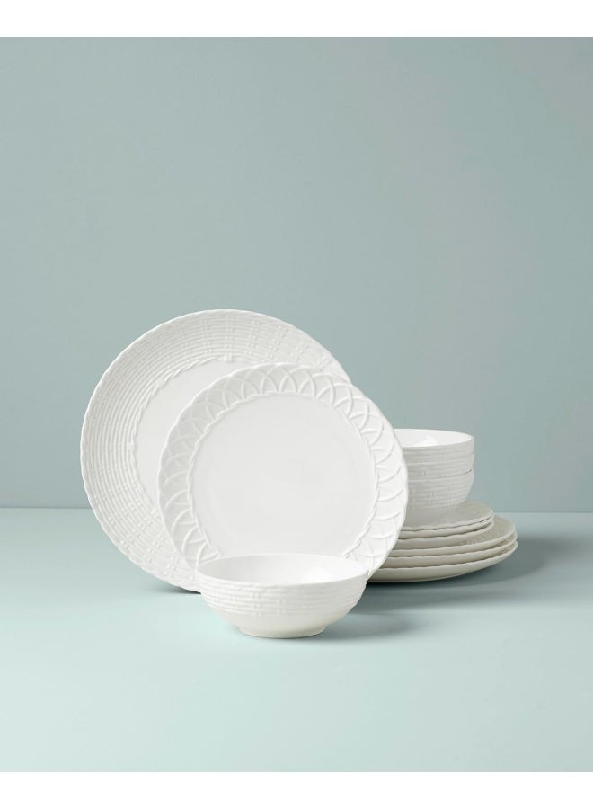 Lenox Wicker Creek 12-Piece Dinnerware Set - Image 2