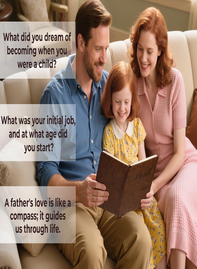 YDCUV Dad I Want to Know Your Life Story Leather Journal (Hardcover) - Birthday Gifts for Dad - Guided Legacy Journal to Share His Life Story - Ideal Gifts for Fathers Day from Daughter Son - Image 4