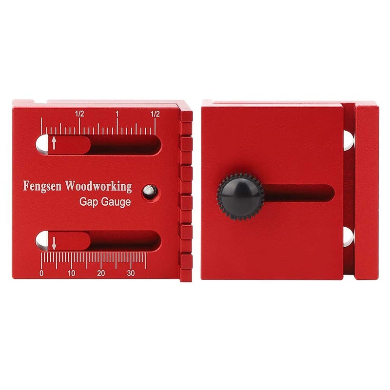 Aluminum Alloy Woodworking Depth Measuring Sawtooth Ruler Gaps Tool - Image 5