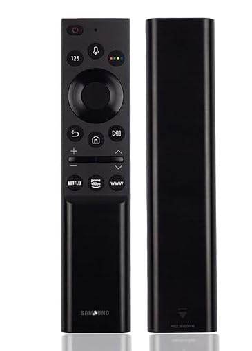 KPDP Original Remote Control for Samsung Smart TVs – RM-G2500 Model Replacement Remote Compatible with Samsung 4K QLED LCD LED TVs Including UA43AUE65AKXXL with Voice Function and Full Feature Support - Image 1