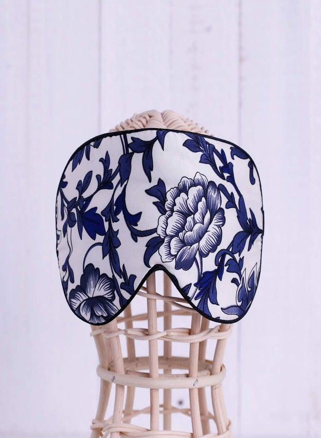 Maxfeel 100% Pure Silk Eye Mask - Sleep Eye Cover in Printed Colors (#5 - Image 4