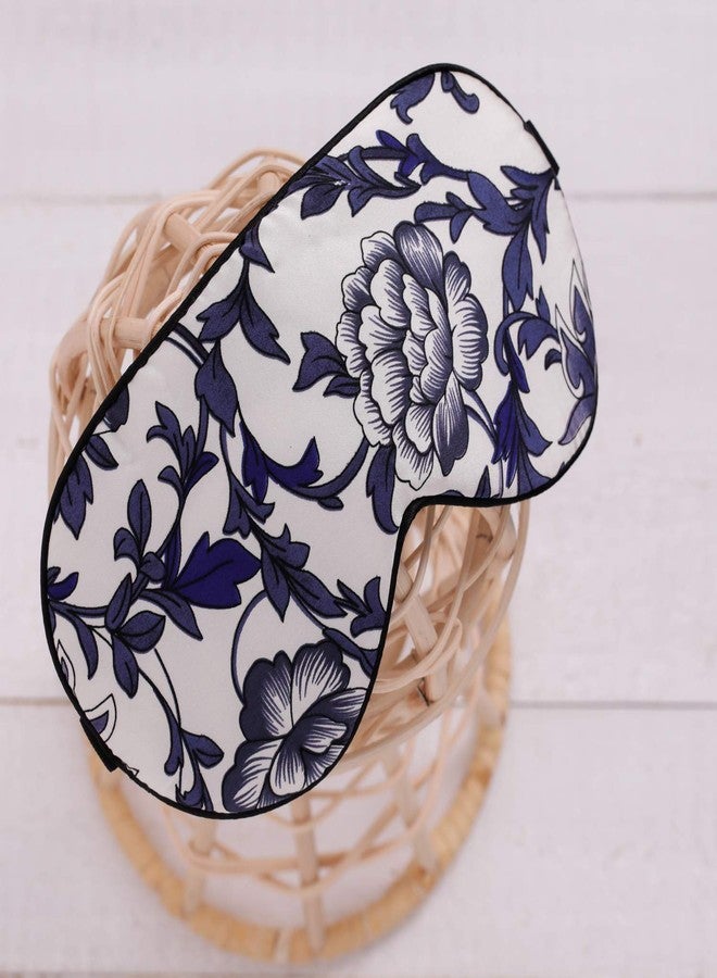 Maxfeel 100% Pure Silk Eye Mask - Sleep Eye Cover in Printed Colors (#5 - Image 5