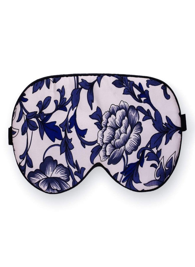 Maxfeel 100% Pure Silk Eye Mask - Sleep Eye Cover in Printed Colors (#5 - Image 1