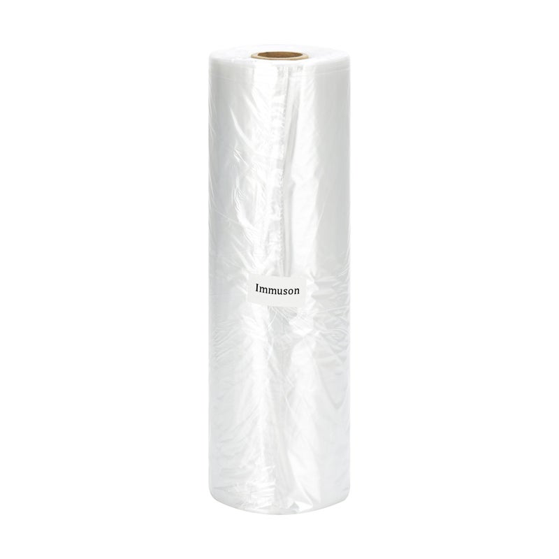Immuson 12 x 20 Plastic Produce Bag on a Roll Food Storage Bags Clear Plastic Produce Bag for Fruits VegetableBread Kitchen Bags 350 Bags1 Roll