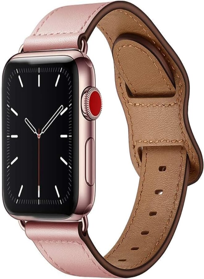 Next Next store Compatible with iWatch Band 38mm 40mm 41mm, Leather Replacement Strap Compatible with Apple Watch SE Series 7 6 5 4 3 2 1