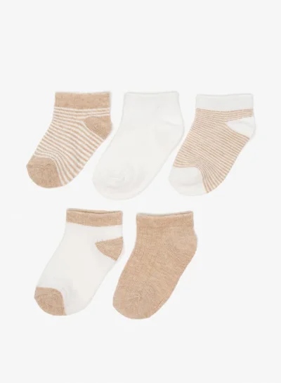 Barefeet Assorted Ankle Length Socks - Set of 5