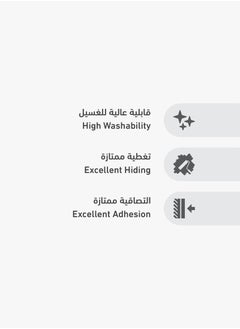 دهانات الجزيرة جرين دهان جدران داخلية مطفي (اللون : كلاسي) 3لتر  - Image 5