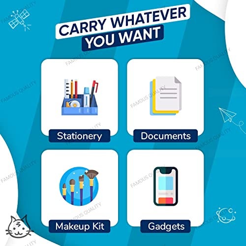 FAMOUS QUALITY Ethylene Vinyl Acetate (Eva) 3D Stylish Unicorn Cover Pencil Compass With Compartments School Supply Organizer For Student, Stationery Box, Cosmetic Zip Pouch Bag - (Multicolor) - Image 5