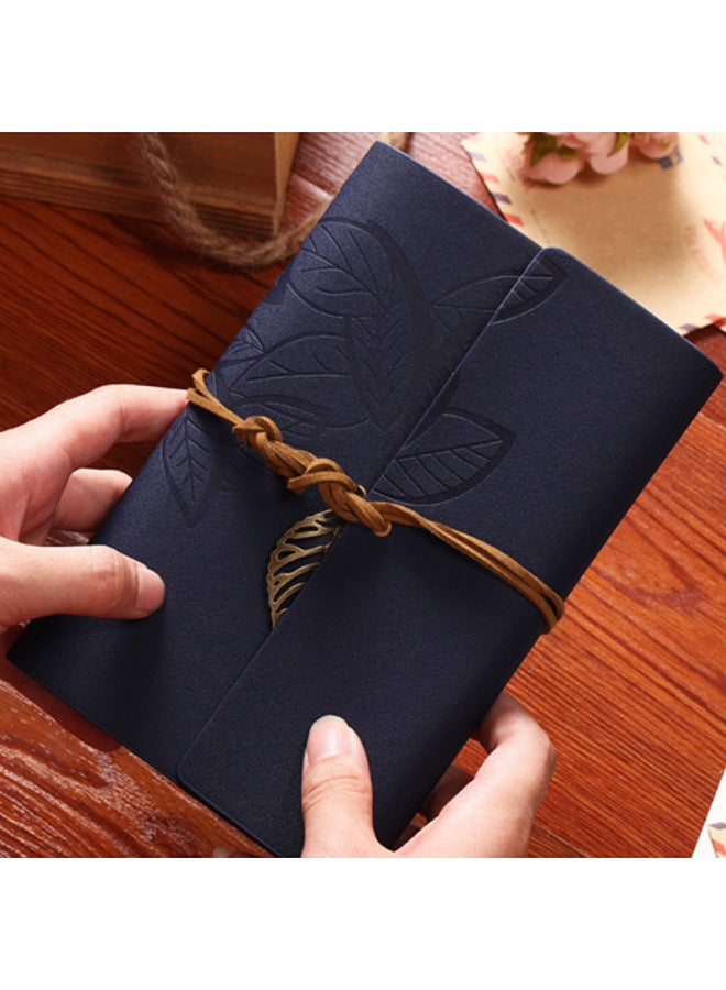 Bock A6 Leather Loose-leaf Notebook Leaf Notebook Strap Notepad Carry-on Travel Ledger Sub-business Record - Image 3