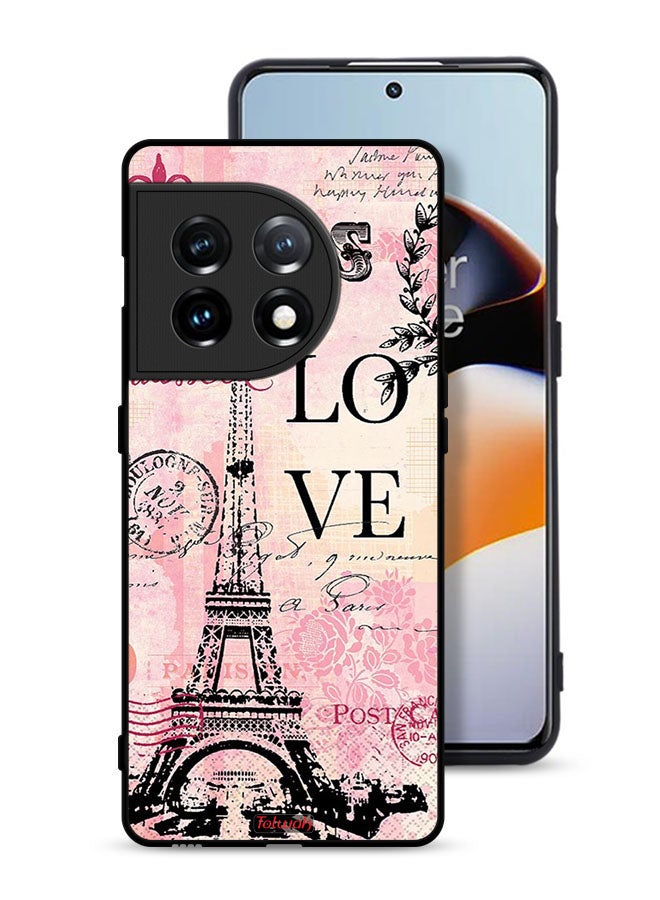 Tolwak OnePlus 11 5G Protective Case Cover Paris Love - Image 1