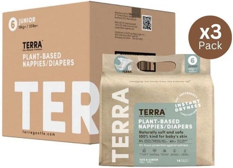 Terra حفاضات تيرا النباتية للأطفال الحجم 6 - Image 2
