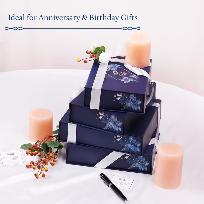 Blue Nectar Blue Nectar Beauty Gift Box for Women Men Premium Skincare Combo of Body Lotion Body Wash Body Mist for Men Women Perfect Gift for Birthday Anniversary Pack of 3 - Image 4