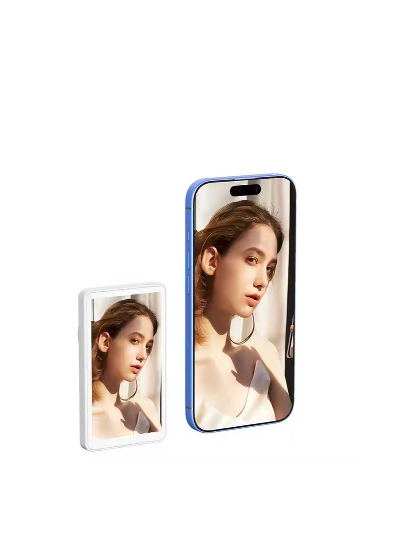 JAJEEK Magnetic Wireless Phone Selfie Monitor Bluetooth Vlog Screen with Real-Time Rear Camera Sync Compatible for  Selfies YouTube TikTok  - Image 3