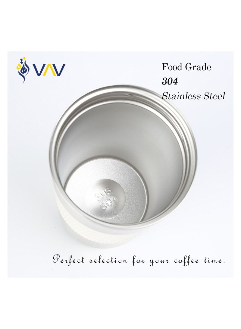 VAV Travel Coffee Mug Stainless Steel Vacuum Ice and Hot Drinks Insulated Tumbler for Home Office Outdoor Works - Image 3
