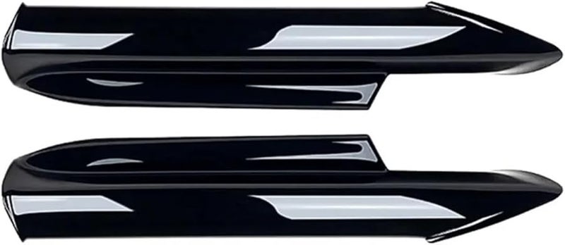 Glossy Black Front Bumper Lip Spoiler For BMW 3 Series E90 E91 320i 330i 2005 2008 - Image 2
