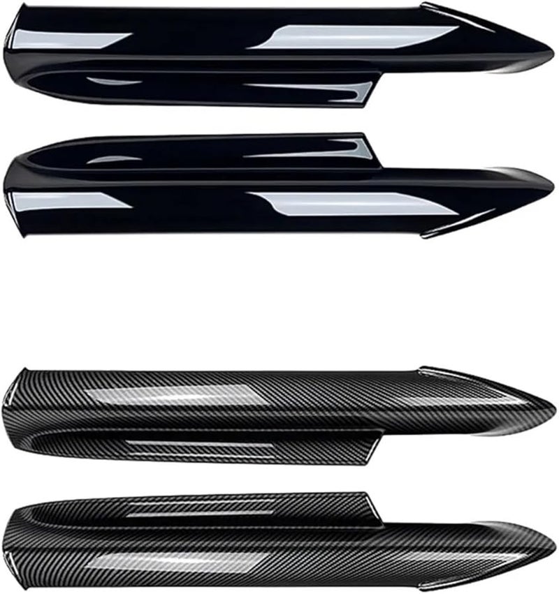 Glossy Black Front Bumper Lip Spoiler For BMW 3 Series E90 E91 320i 330i 2005 2008 - Image 4