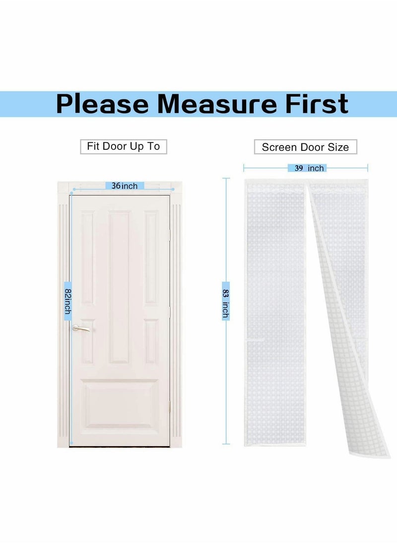 Insulated Door Curtain Thermal Magnetic Self Sealing Door Screen Winter Stop Draft Keep Cold Out Door Cover - Image 4
