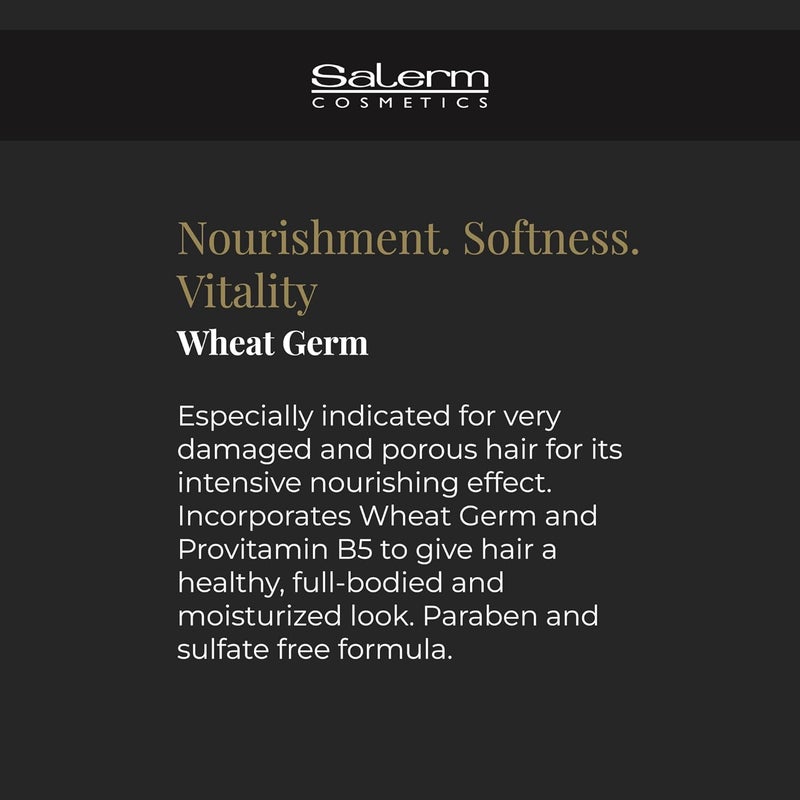 Salerm Wheat Germ Conditioning Treatment Hair Mask - 6.74 Oz - Image 5