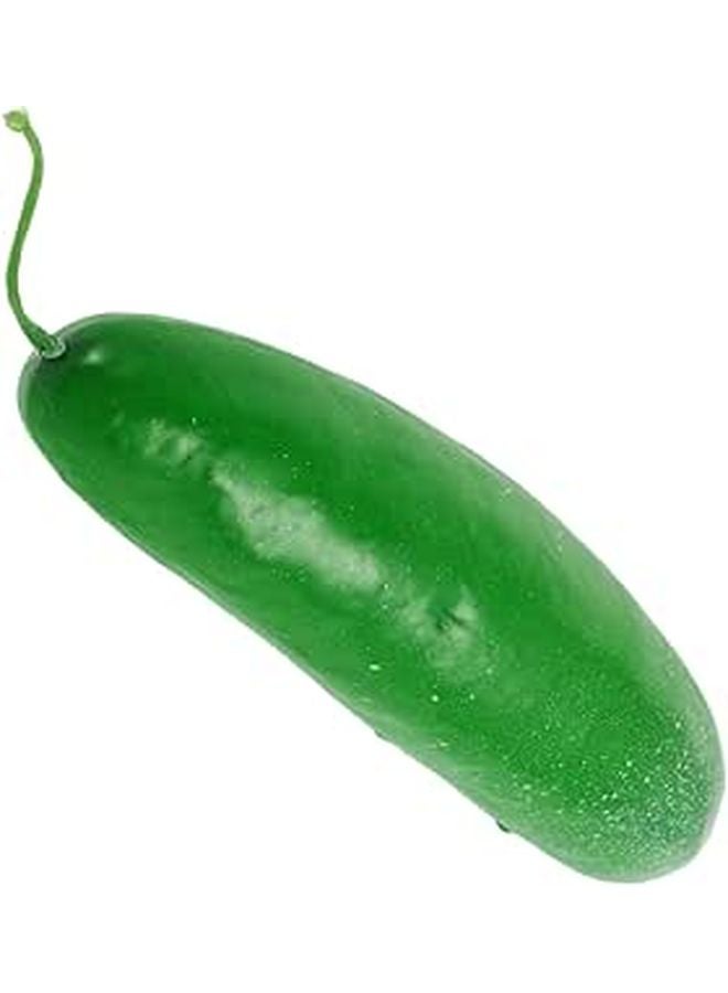 Lifelike Artificial Green Cucumber Model Kitchen Home Decor Photography Prop - Image 1
