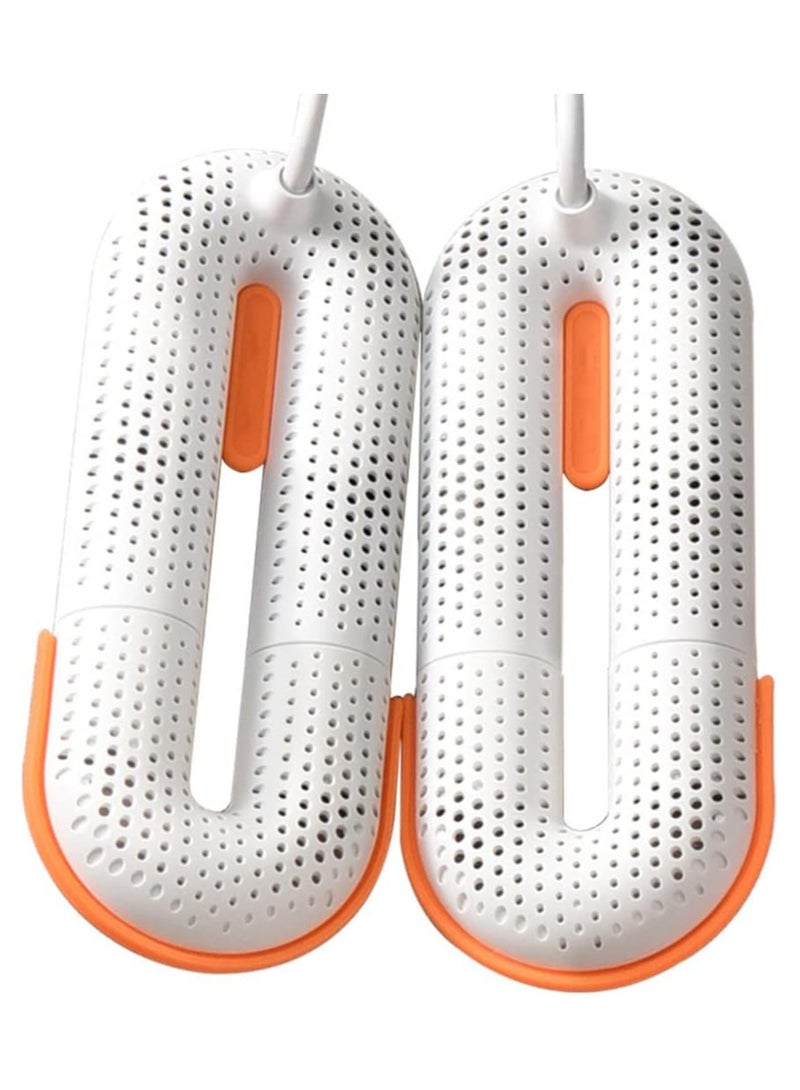 Foot Warmer Portable Intelligent Timing Footwear Dryer Machine with 3 Timer Modes,Shoes Dryer Warmer Suitable for Shoes,Gloves,Socks,ski Boots(White)  - Image 1