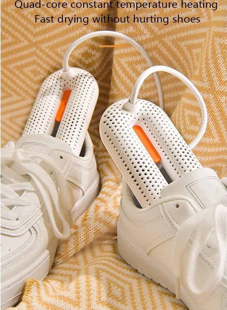 Foot Warmer Portable Intelligent Timing Footwear Dryer Machine with 3 Timer Modes,Shoes Dryer Warmer Suitable for Shoes,Gloves,Socks,ski Boots(White)  - Image 2