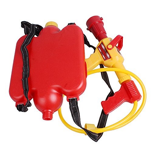 GracesDawn Fireman Toys Backpack Watergun Blaster Extinguisher with Nozzle and Tank Set Children Outdoor Water Toy - Image 3