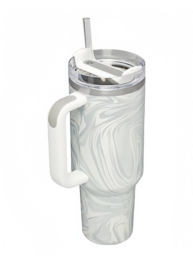 Stanley Quencher Stainless Steel Vacuum Insulated Tumbler with Lid and Straw for Water, Iced Tea or Coffee, Smoothie and More, 40 oz - Image 2