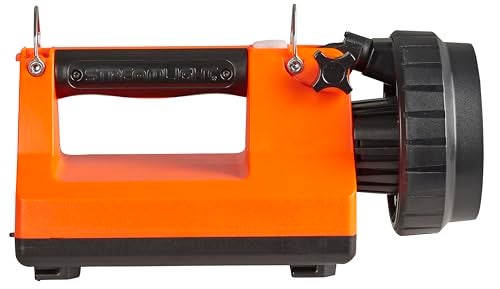 Streamlight 45855 E-Spot LiteBox 1500-Lumen 110000 Candela Rechargeable Spot Beam Lantern with Vehicle Mount System, Direct Wire DC Charging Rack, and Heavy Duty Shoulder Strap, Orange - Image 2