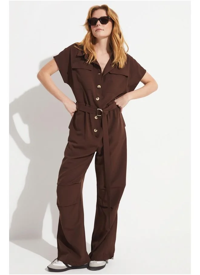 جون June Jumpsuit with Pocket Detail