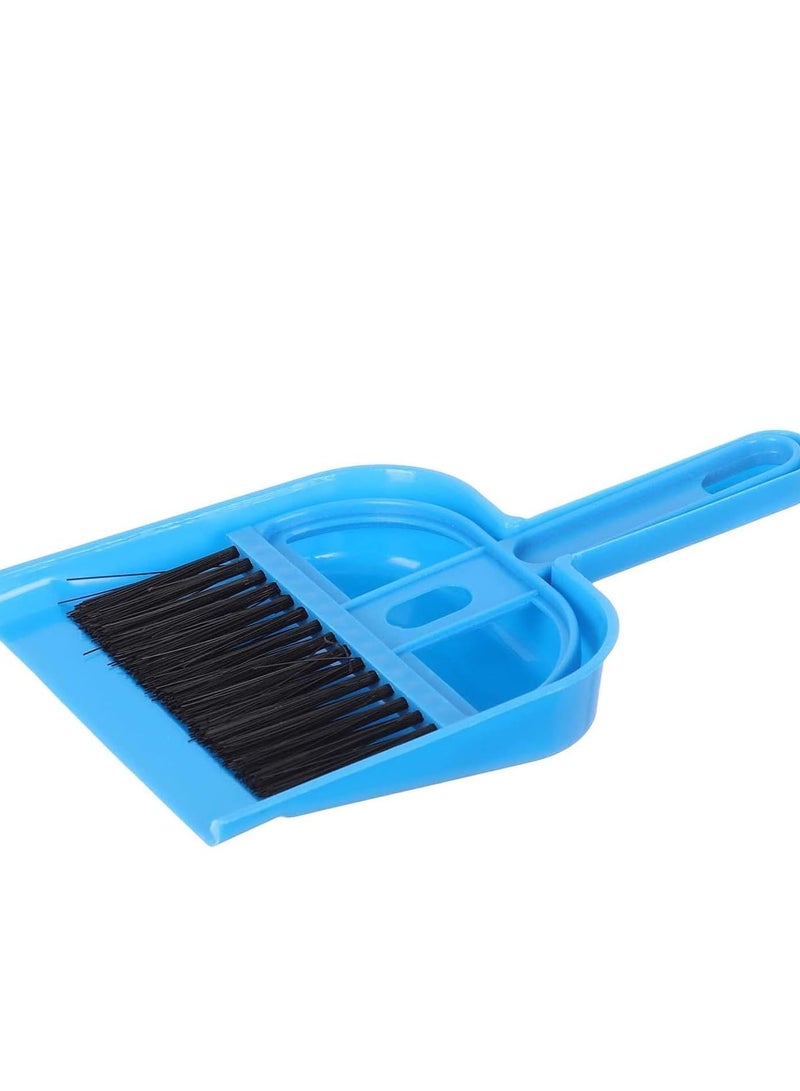 فرشاه بجاروف بلاستيك للتنظيف - ازرق - Plastic Shovel Cleaning Brush - blue  - Image 1