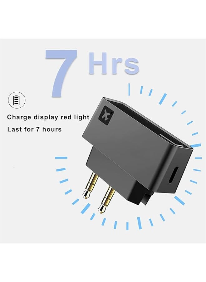 erorex - Wireless Bluetooth Transmitter Low Latency Bluetooth 5.0 Audio Adapter For Connecting Wireless Headphones Earbuds Works With All 3.5Mm Aux Jacks On Airplanes Gym Equipment Tvs - Image 1