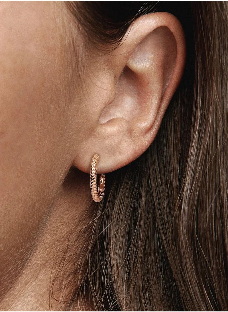 PANDORA Moments Small Charm Hoop Earrings