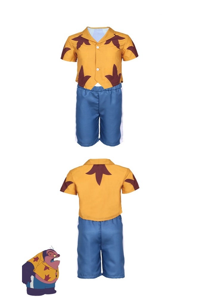 NIBEMINENT Star Baby Children's one-piece costume, Hayi stage performance costume, Stitch - Image 1