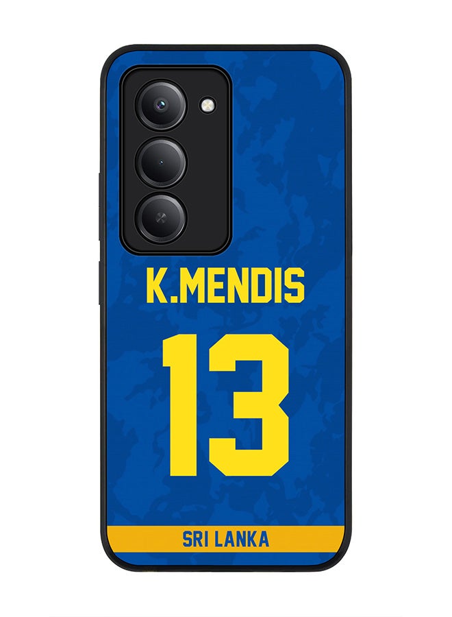 Stylizedd For Xiaomi Redmi 15 5G Case,Slim fit Camera Protection, Shockproof Thin Phone cover  - Sri lanka Kusal Mendis, Jersey No 13 - Image 1