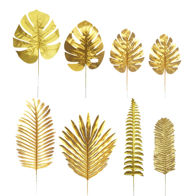 'S Best-Selling Model With Pole Turtle Leaf Hawaiian Party Decoration Loose-Tailed Sunflower Gold Silver Simulated Plant - Image 2