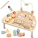 Vanplay Activity Table for 1 Year Old Montessori Toys for 1 2 Year Old Girls Boy Gifts 8 in 1 Wooden Sensory Play Table for Toddler 13 Learning Toys for Baby 1218 Months 1st Christmas Birthday Gifts - Image 3