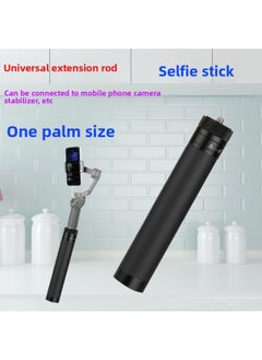 Generic Feiyu Stabilizer Extension Rod Aluminum Alloy Telescopic Selfie Stick Camera Stabilizer Mobile Phone Handheld Selfie Stick-Color:Tripod  - Image 2