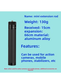 Generic Feiyu Stabilizer Extension Rod Aluminum Alloy Telescopic Selfie Stick Camera Stabilizer Mobile Phone Handheld Selfie Stick-Color:Tripod  - Image 4