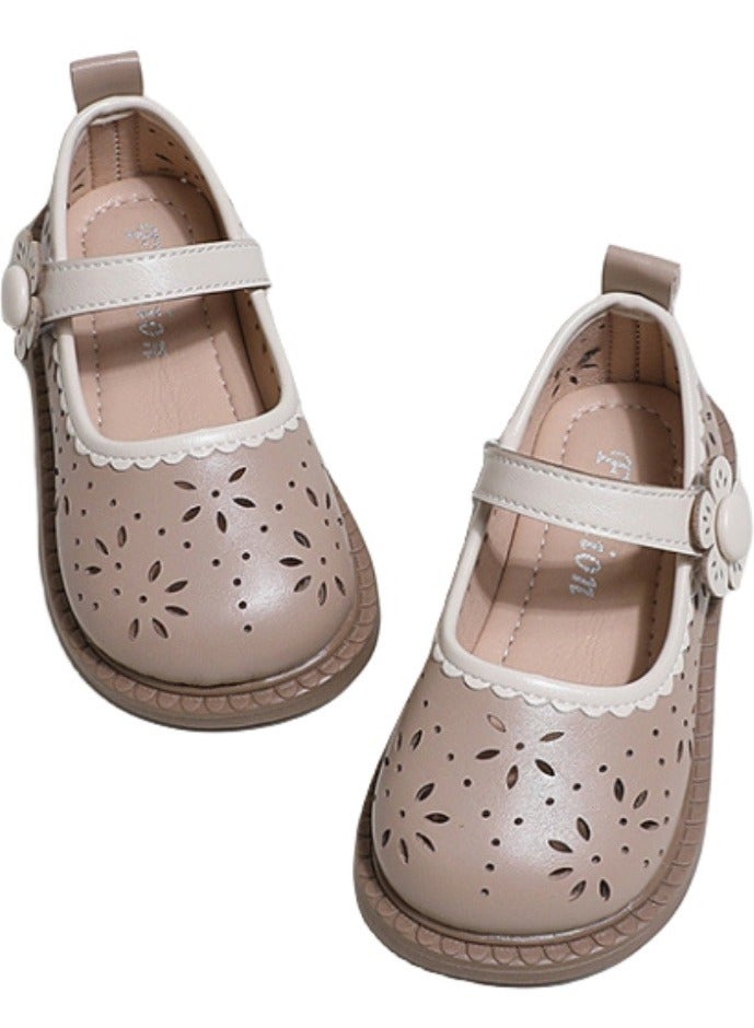 KUYING New Children's Casual Leather Shoes  - Image 1