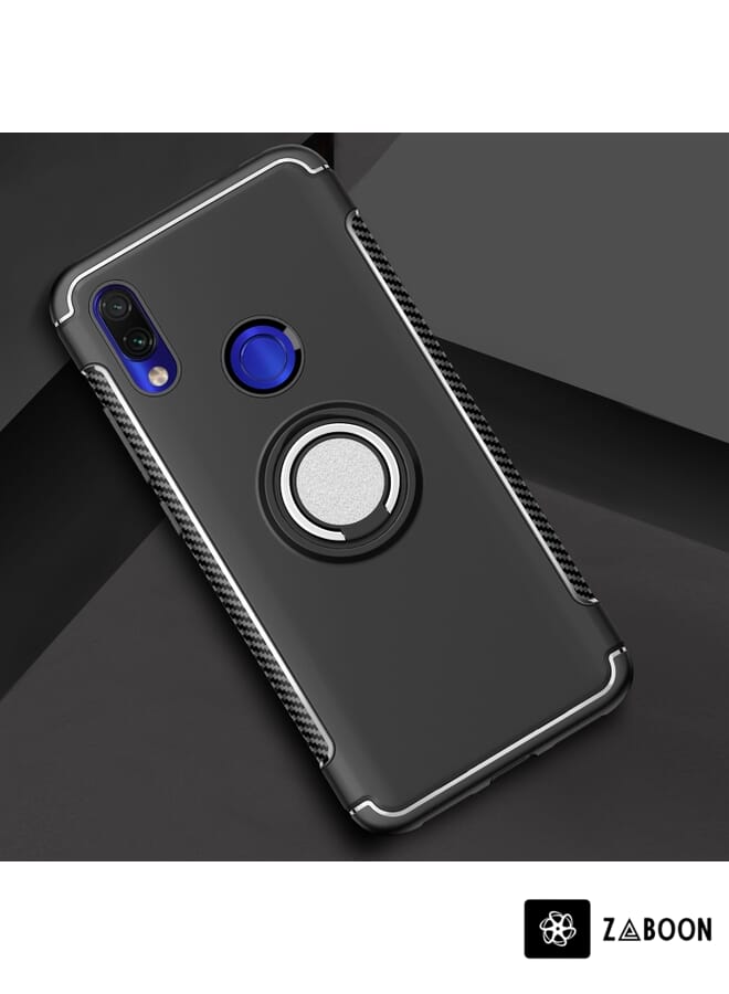 Zaboon Magnetic 360 Degrees Rotation Ring Armor Protective Case Protective Case Cover For Xiaomi Redmi 7 - Image 2