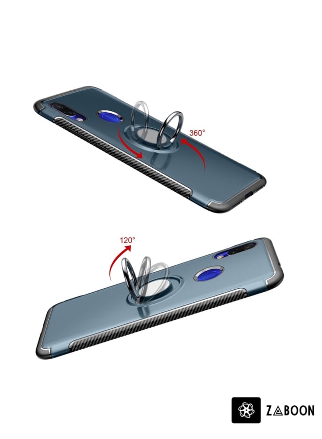 Zaboon Magnetic 360 Degrees Rotation Ring Armor Protective Case Protective Case Cover For Xiaomi Redmi 7 - Image 3