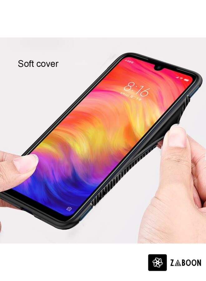 Zaboon Magnetic 360 Degrees Rotation Ring Armor Protective Case Protective Case Cover For Xiaomi Redmi 7 - Image 4
